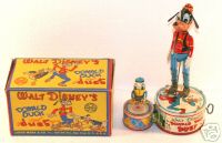 Disney Marx Donald Duck Duet Tin Wind-up w/ BOX